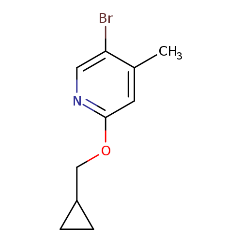 5-Bromo-2-cyclopropylmethoxy-4-methyl-pyridine