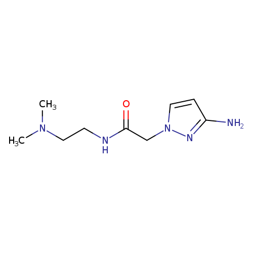 2-(3-Amino-1h-pyrazol-1-yl)-n-[2-(dimethylamino)ethyl]acetamide