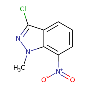 1H-Indazole, 3-chloro-1-methyl-7-nitro-
