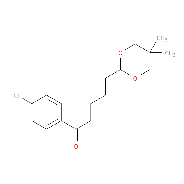 4'-Chloro-5-(5,5-dimethyl-1,3-dioxan-2-yl)valerophenone