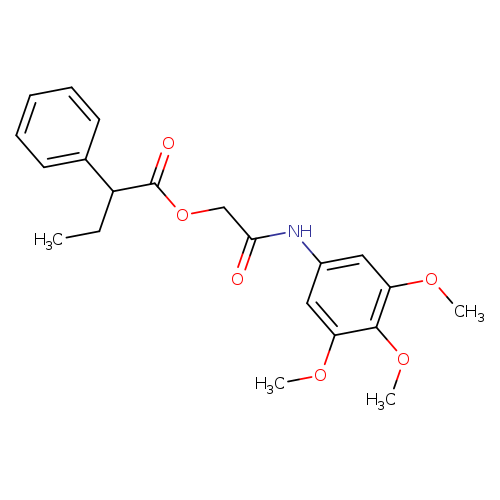 [(3,4,5-trimethoxyphenyl)carbamoyl]methyl 2-phenylbutanoate