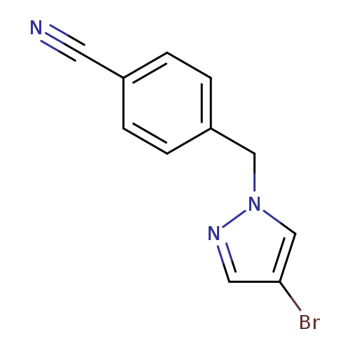 4-((4-Bromo-1H-pyrazol-1-yl)methyl)benzonitrile