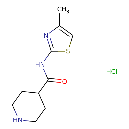 N-(4-Methyl-1,3-thiazol-2-yl)piperidine-4-carboxamide hydrochloride