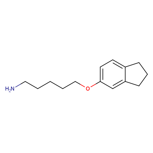5-(2,3-Dihydro-1H-inden-5-yloxy)pentan-1-amine