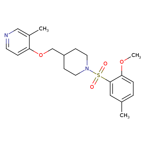 4-{[1-(2-methoxy-5-methylbenzenesulfonyl)piperidin-4-yl]methoxy}-3-methylpyridine