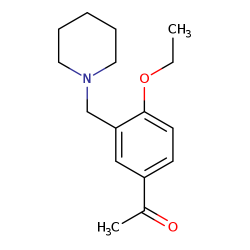 1-[4-ethoxy-3-(piperidin-1-ylmethyl)phenyl]ethan-1-one