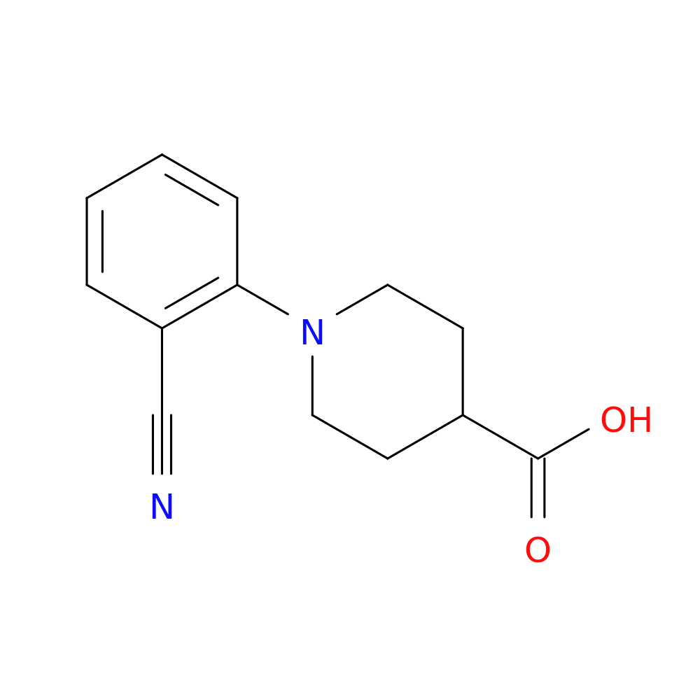 1-(2-Cyanophenyl)Piperidine-4-Carboxylic Acid