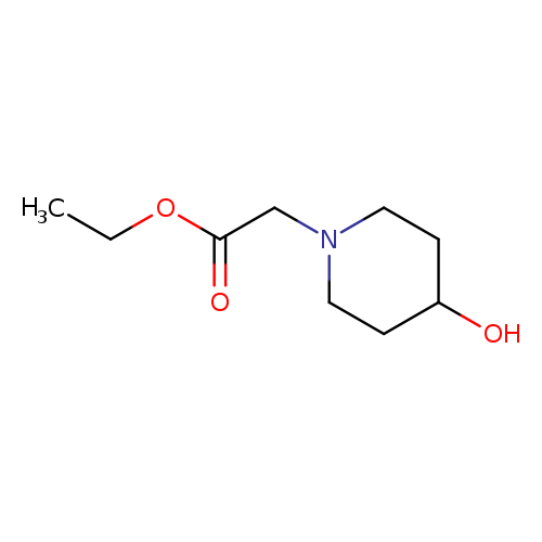 Ethyl 2-(4-hydroxypiperidin-1-yl)acetate