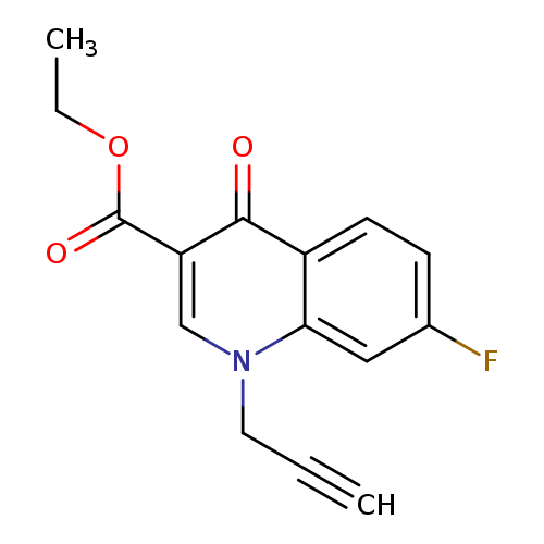 ethyl 7-fluoro-4-oxo-1-(prop-2-yn-1-yl)-1,4-dihydroquinoline-3-carboxylate