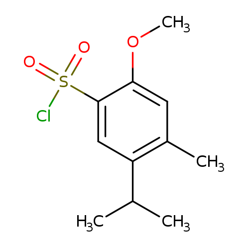 5-isopropyl-2-methoxy-4-methylbenzenesulfonyl chloride