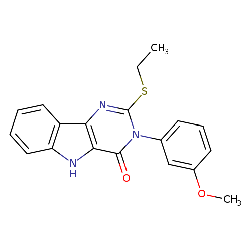 2-(ethylsulfanyl)-3-(3-methoxyphenyl)-3H,4H,5H-pyrimido[5,4-b]indol-4-one