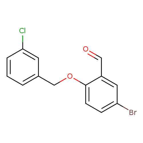 5-Bromo-2-[(3-chlorobenzyl)oxy]benzaldehyde