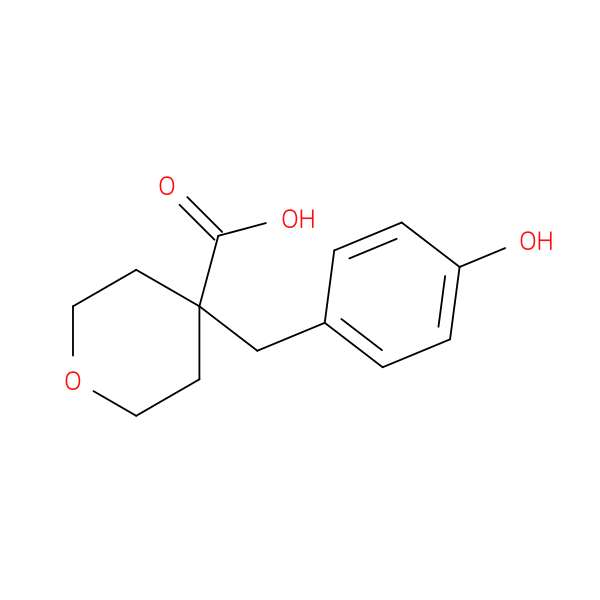 4-(4-Hydroxybenzyl)tetrahydropyran-4-carboxylic Acid