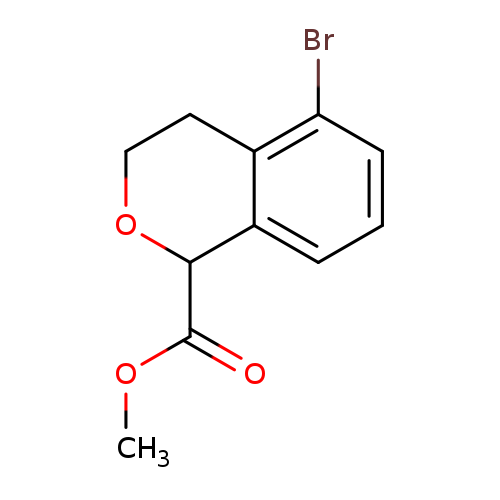 methyl 5-bromo-3,4-dihydro-1H-2-benzopyran-1-carboxylate