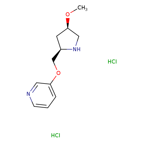 3-{[(2R,4R)-4-methoxypyrrolidin-2-yl]methoxy}pyridine dihydrochloride