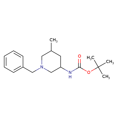 tert-butyl N-(1-benzyl-5-methylpiperidin-3-yl)carbamate