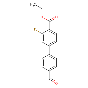 Ethyl 2-fluoro-4-(4-formylphenyl)benzoate