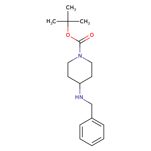 1-Piperidinecarboxylic acid, 4-[(phenylmethyl)amino]-, 1,1-dimethylethyl ester