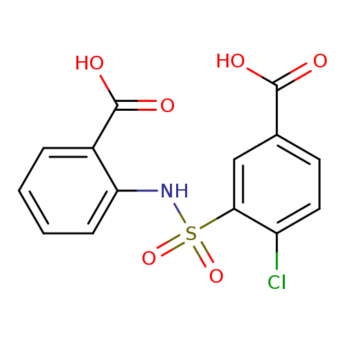 3-[(2-carboxyphenyl)sulfamoyl]-4-chlorobenzoic acid