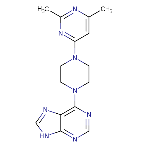 6-[4-(2,6-dimethylpyrimidin-4-yl)piperazin-1-yl]-9H-purine