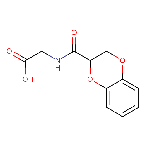 2-(2,3-dihydro-1,4-benzodioxin-2-ylformamido)acetic acid