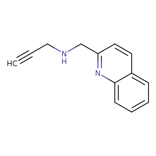 (prop-2-yn-1-yl)(quinolin-2-ylmethyl)amine
