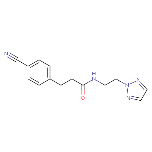3-(4-cyanophenyl)-N-[2-(2H-1,2,3-triazol-2-yl)ethyl]propanamide