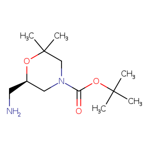 (R)-tert-Butyl 6-(aminomethyl)-2,2-dimethylmorpholine-4-carboxylate