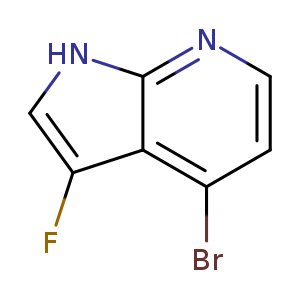 1H-Pyrrolo[2,3-b]pyridine, 4-bromo-3-fluoro-