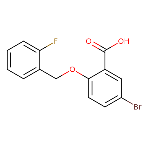 5-Bromo-2-[(2-fluorobenzyl)oxy]benzoic acid