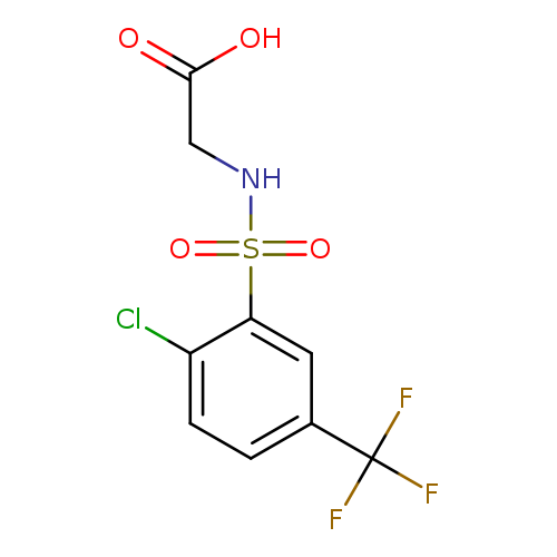 2-[2-chloro-5-(trifluoromethyl)benzenesulfonamido]acetic acid