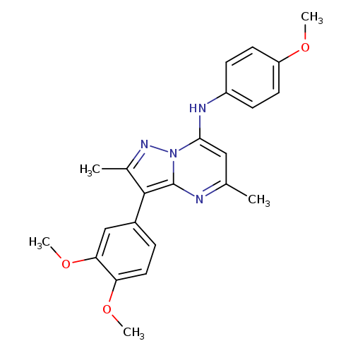 3-(3,4-dimethoxyphenyl)-N-(4-methoxyphenyl)-2,5-dimethylpyrazolo[1,5-a]pyrimidin-7-amine