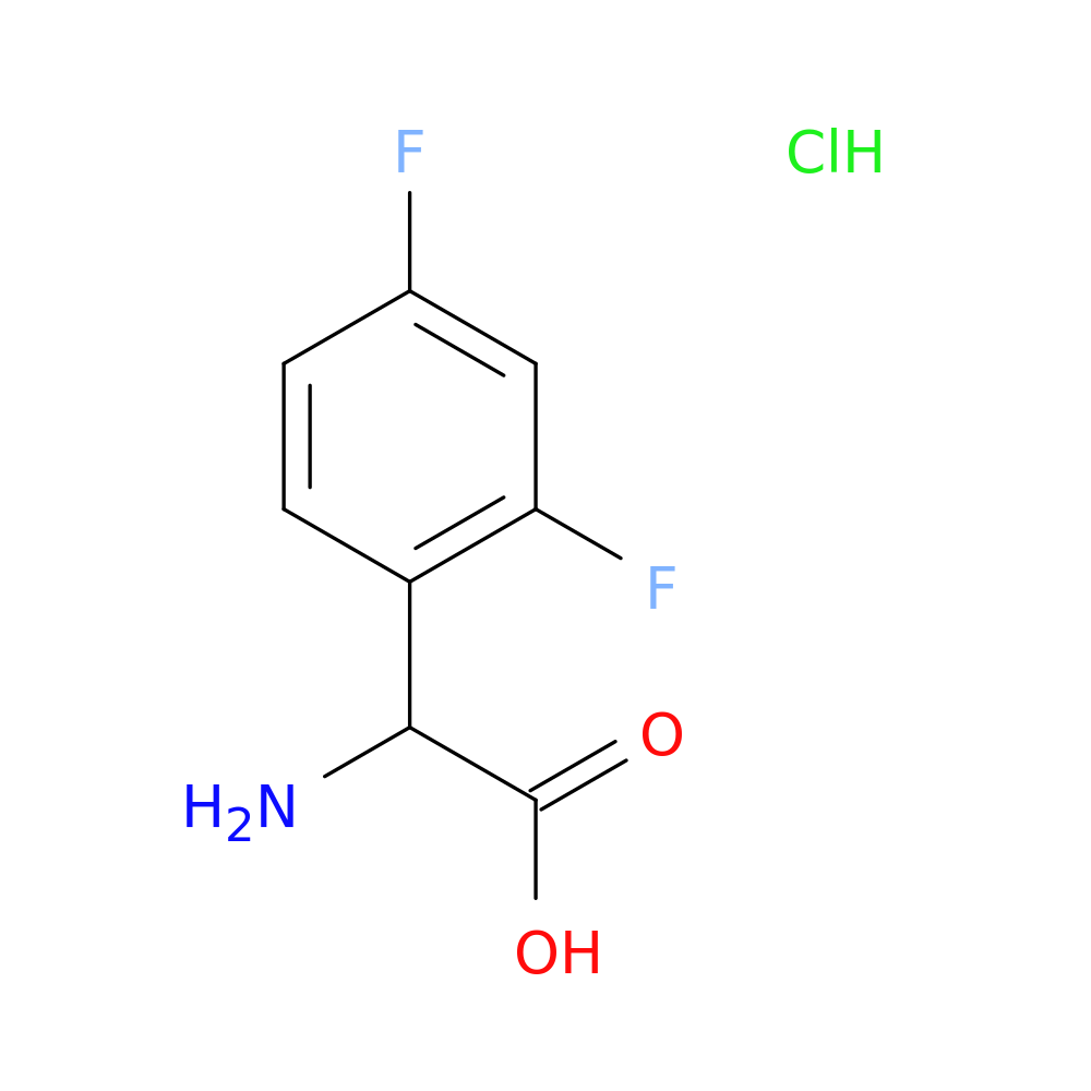 2-amino-2-(2,4-difluorophenyl)acetic acid hydrochloride