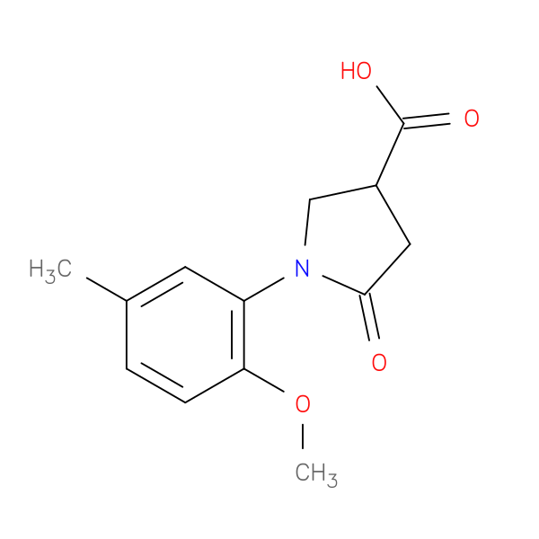 1-(2-Methoxy-5-methylphenyl)-5-oxopyrrolidine-3-carboxylic acid