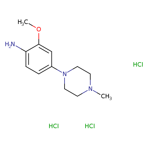2-Methoxy-4-(4-methylpiperazin-1-yl)aniline,  trihydrochloride