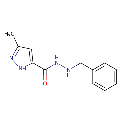 N'-benzyl-3-methyl-1H-pyrazole-5-carbohydrazide