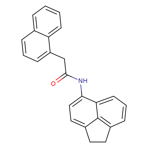 N-(1,2-dihydroacenaphthylen-5-yl)-2-(naphthalen-1-yl)acetamide