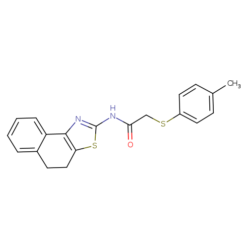2-[(4-methylphenyl)sulfanyl]-N-{4H,5H-naphtho[1,2-d][1,3]thiazol-2-yl}acetamide