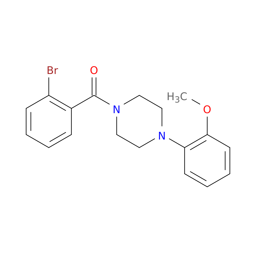1-(2-bromobenzoyl)-4-(2-methoxyphenyl)piperazine