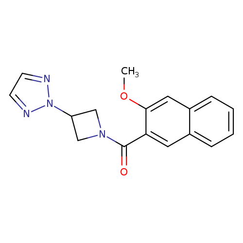 2-[1-(3-methoxynaphthalene-2-carbonyl)azetidin-3-yl]-2H-1,2,3-triazole