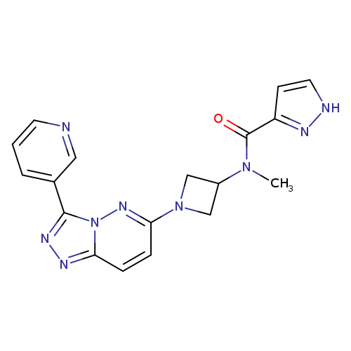 N-methyl-N-{1-[3-(pyridin-3-yl)-[1,2,4]triazolo[4,3-b]pyridazin-6-yl]azetidin-3-yl}-1H-pyrazole-3-carboxamide