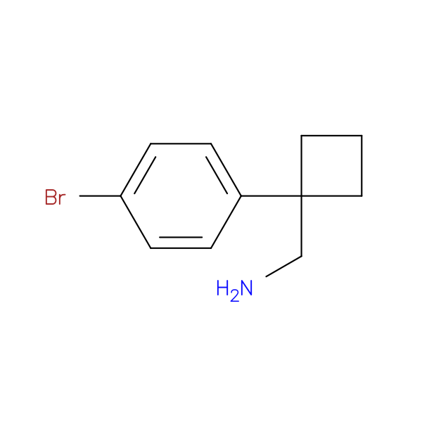 (1-(4-Bromophenyl)cyclobutyl)methanamine