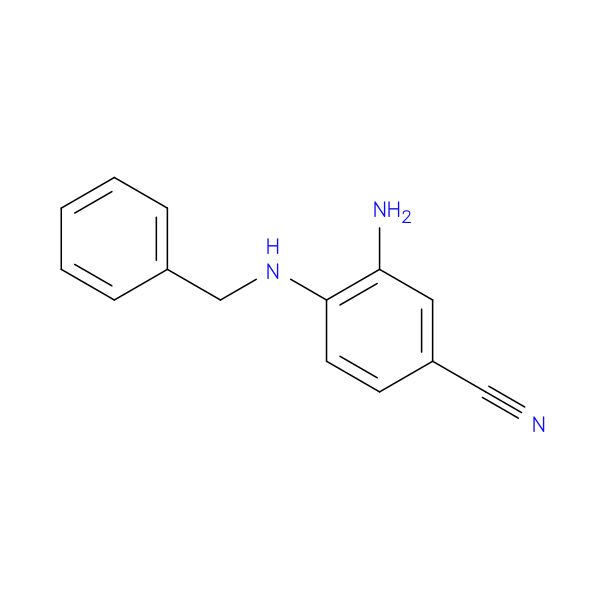 3-Amino-4-(benzylamino)benzonitrile