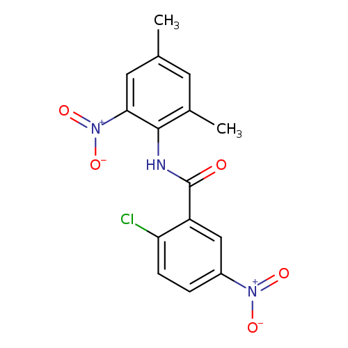 2-chloro-N-(2,4-dimethyl-6-nitrophenyl)-5-nitrobenzamide