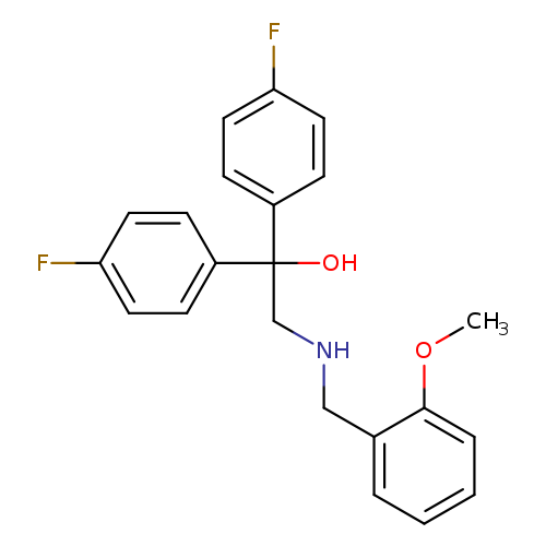 1,1-bis(4-fluorophenyl)-2-{[(2-methoxyphenyl)methyl]amino}ethan-1-ol
