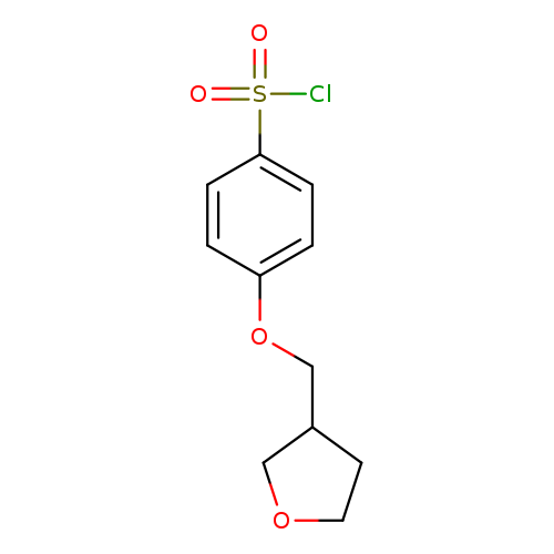 4-[(oxolan-3-yl)methoxy]benzene-1-sulfonyl chloride
