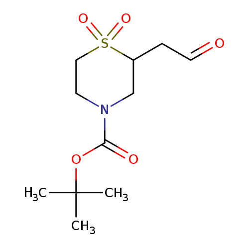 tert-butyl 1,1-dioxo-2-(2-oxoethyl)-1lambda6-thiomorpholine-4-carboxylate