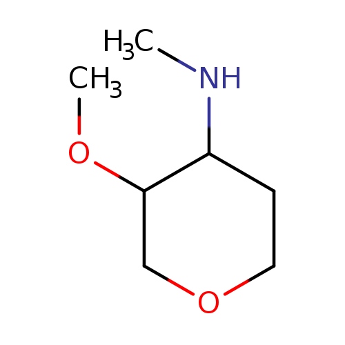 3-methoxy-N-methyloxan-4-amine