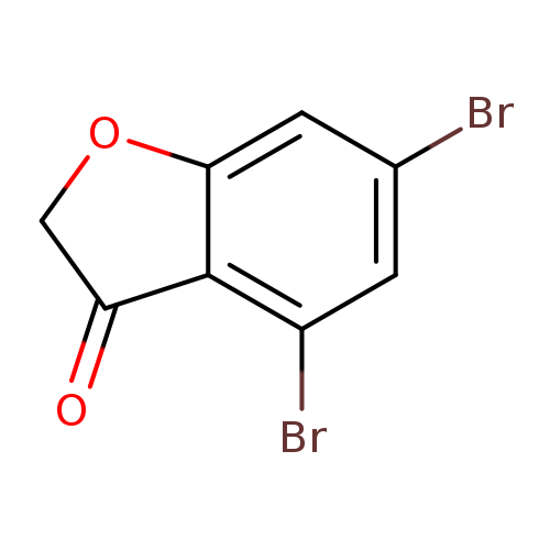 4,6-dibromo-2,3-dihydro-1-benzofuran-3-one