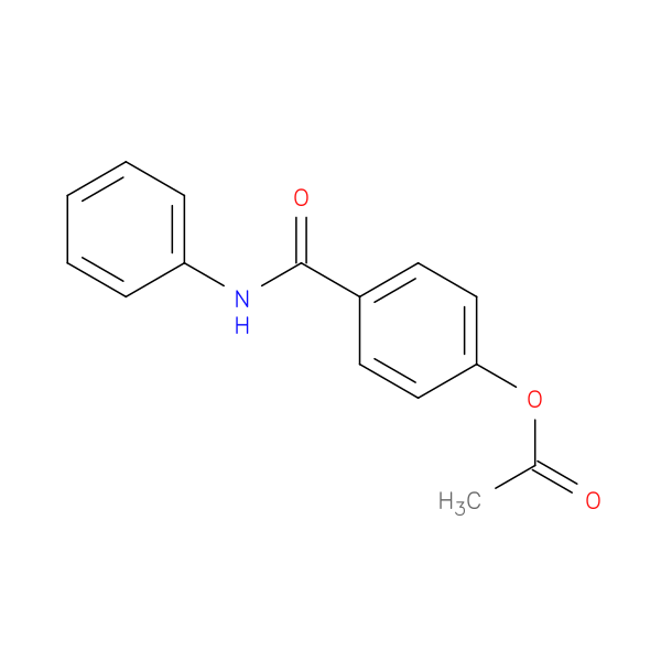 4-(phenylcarbamoyl)phenyl acetate